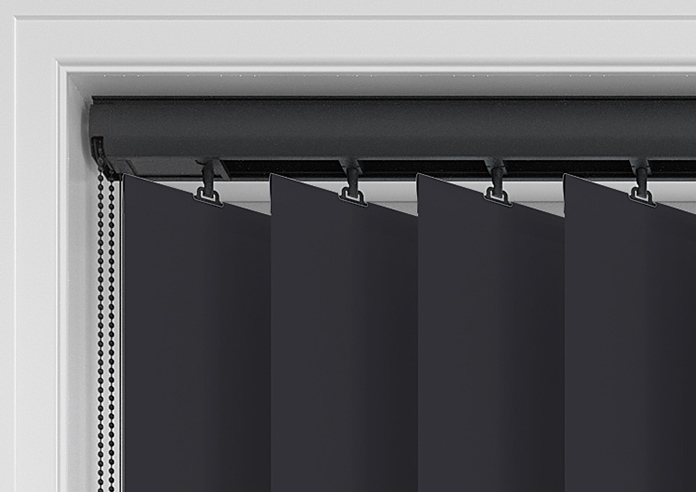 Palermo (Blackout), Black - Vertical Blind - Image 14
